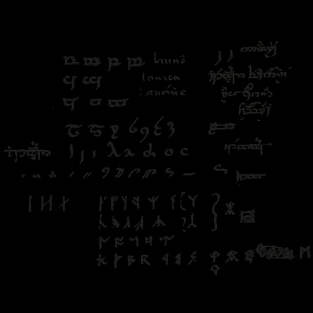 Tengwar and runes
