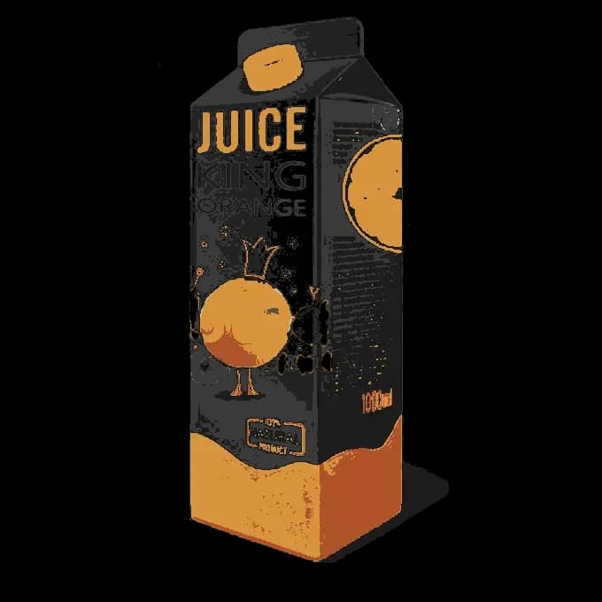 Carton of orange juice